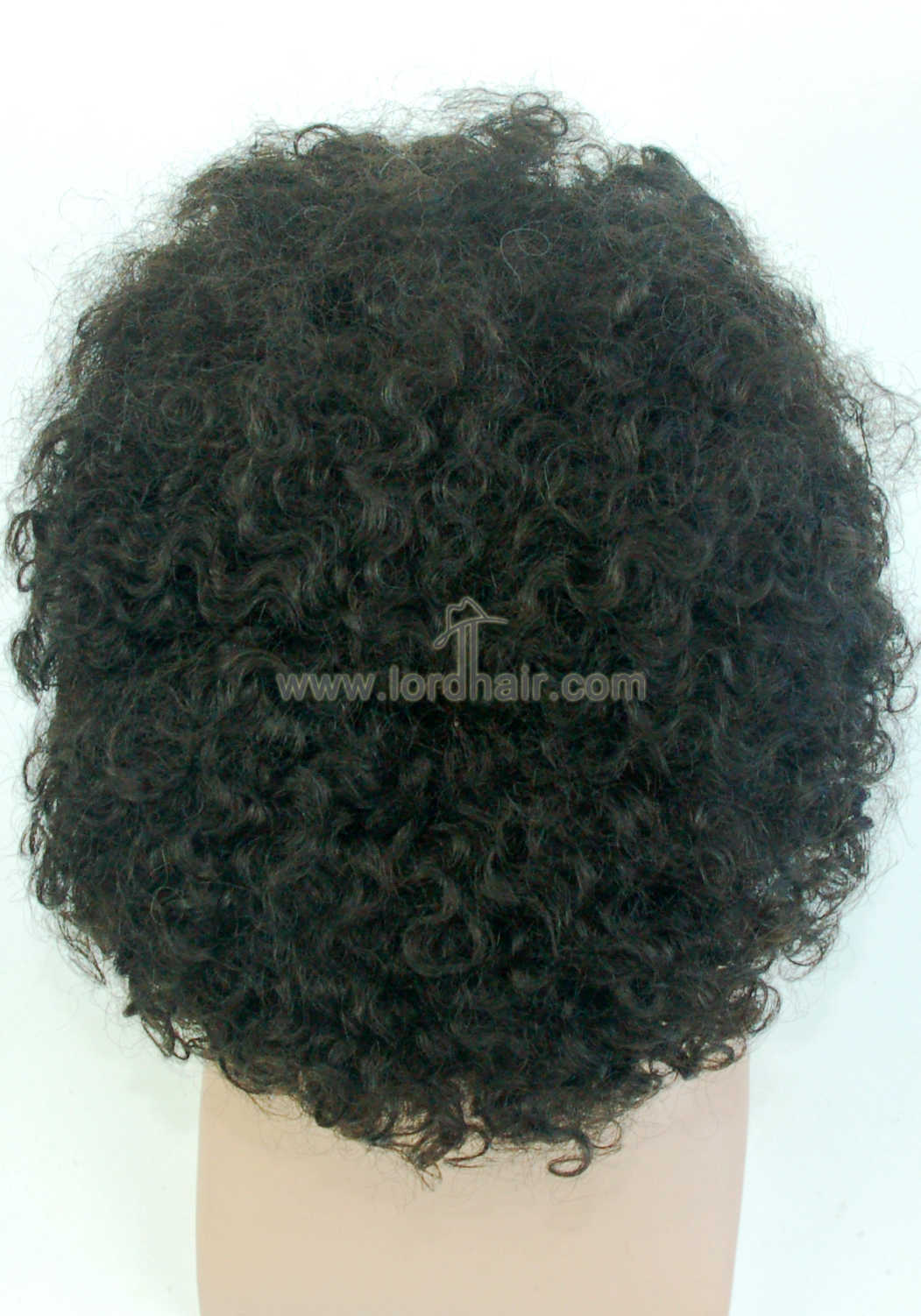 Full Lace Base with Stitching Line Indian Human Hair Men's Toupee