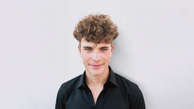 20mm Curl Super Thin Skin Base V-looped Stock Mens Hair Pieces-image-3