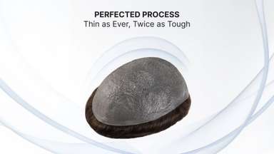 UTS | 0.03mm Ultra Thin Skin V-looped Stock Men's Hairpieces - Celebs' Top Choice-image-3