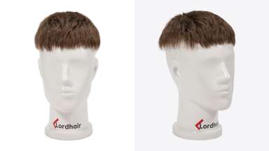 LD004 | Short Messy Hairstyle Ready-to-Wear Men's Hair System-image-3