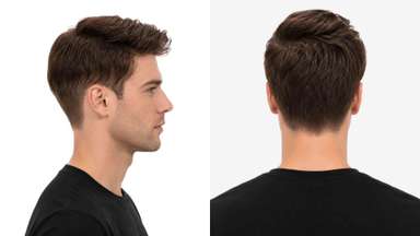 LD0049 | Pre-Cut SuperSkin-V Hairpiece with Medium Quiff Hairstyle-image-4