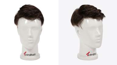 LD0049 | Pre-Cut SuperSkin-V Hairpiece with Medium Quiff Hairstyle-image-1