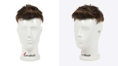 LD0051 | Pre-Cut Hairpieces with Sleek Side Fade Hairstyle-image-1