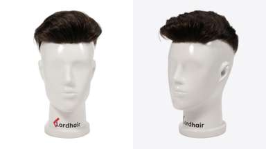 LD0052 | Pre-Cut Hairpiece with Slicked Back Hairstyle-image-1