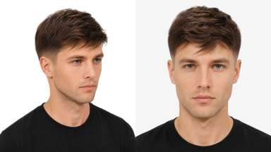 LD0078 | Pre-Cut Men's Hairpiece with Messy Hairstyle-image-3