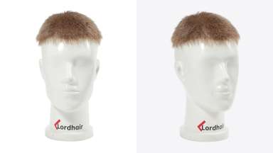 LD0082 | Pre-Cut Men's Hair System with Buzz Cut Hairstyle-image-1