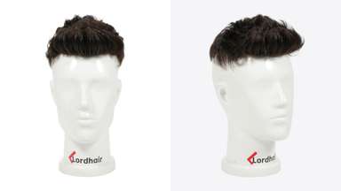 LD0086 | Pre-Cut Hairpiece with Modern Undercut and a Textured Top-image-1