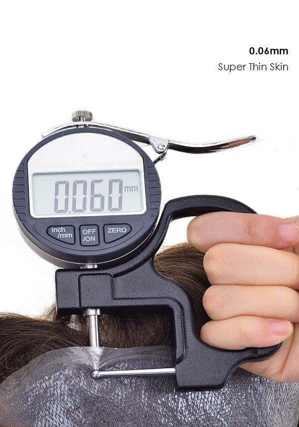 Super Thin Skin Base V-looped Hair Replacement System