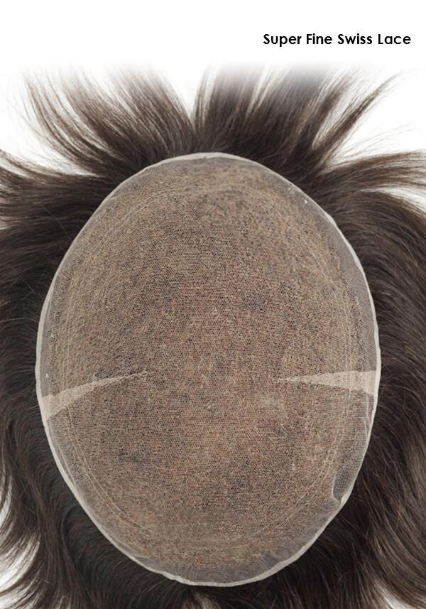 Swiss lace hairpiece