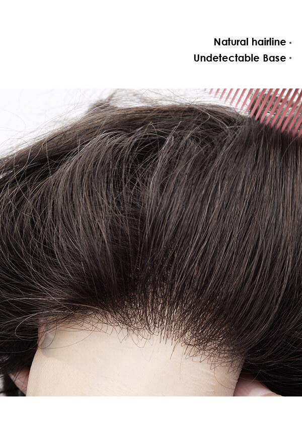 Super Thin Skin Base V-looped Hair Replacement System