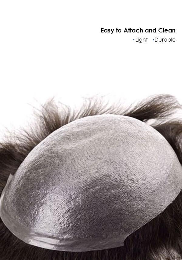 Super Thin Skin Base V-looped Hair Replacement System