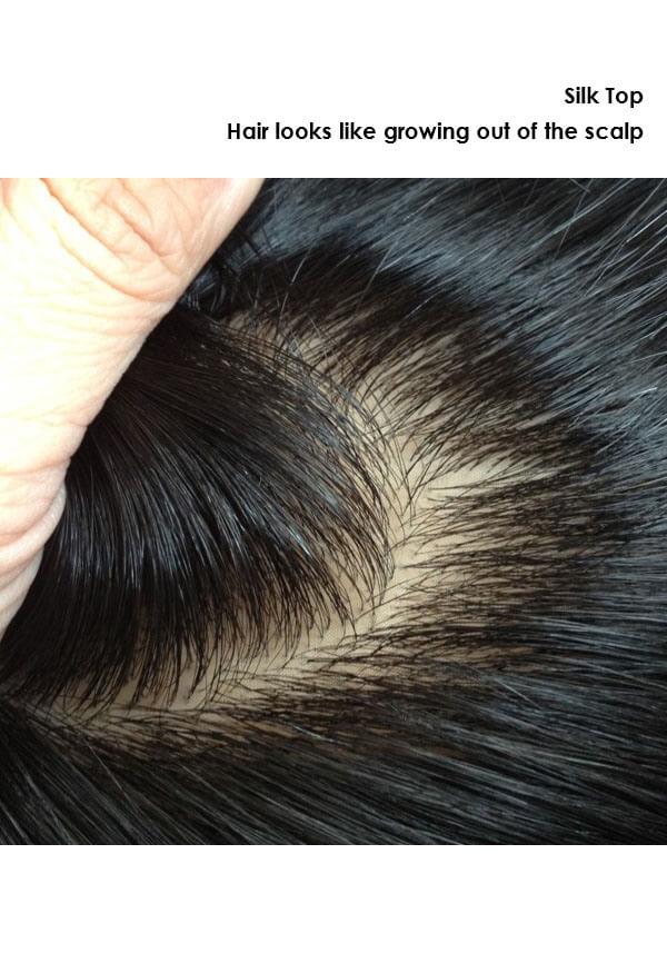 Silk top wigs for men