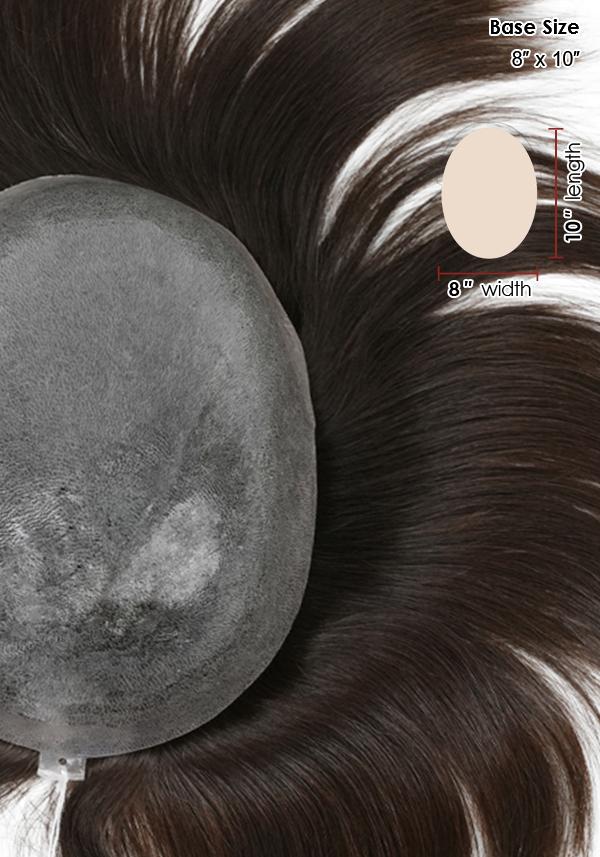 European Hair 0.08mm Injected Thin Skin Hairpiece