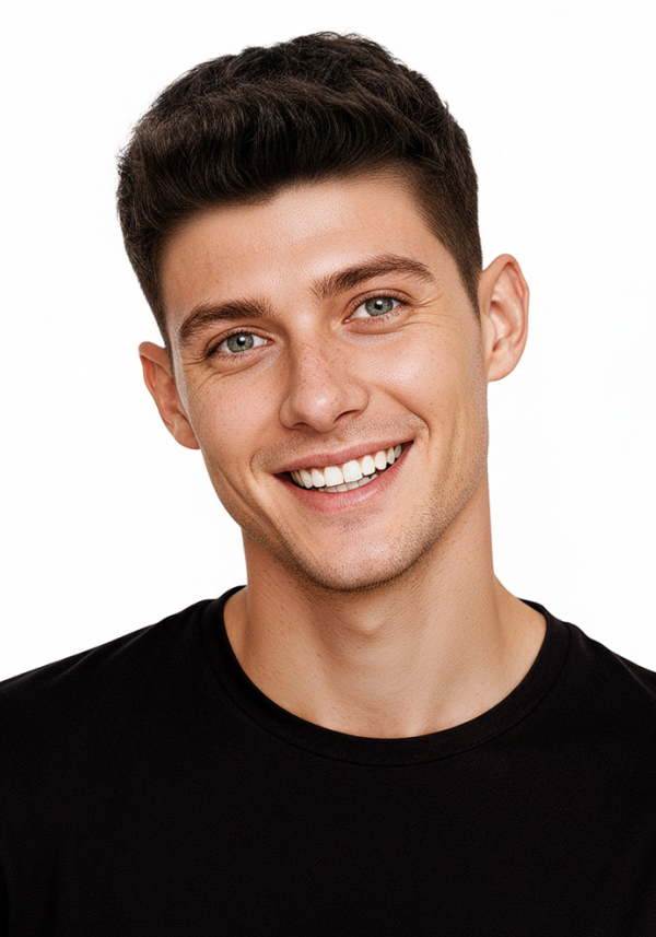 Long-Haired Messy Quiff Hairstyle for Men