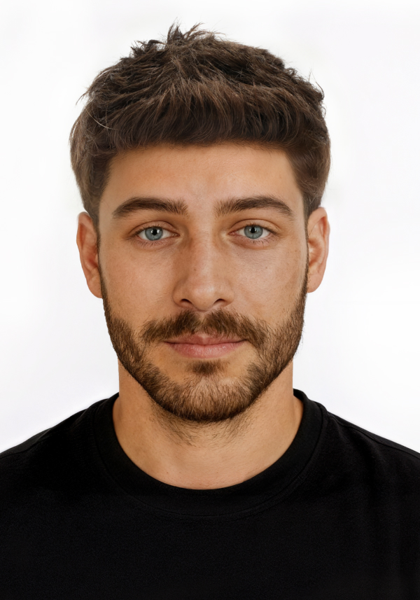 Pre-Cut Hairpieces with Sleek Side Fade Hairstyle