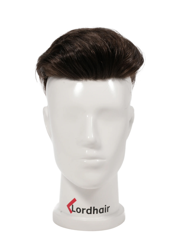 Highlighted Slicked Back Hairstyle