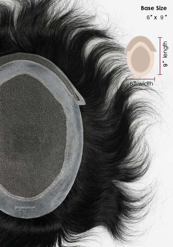 Neo Hair Replacement System Small Size 6 × 9