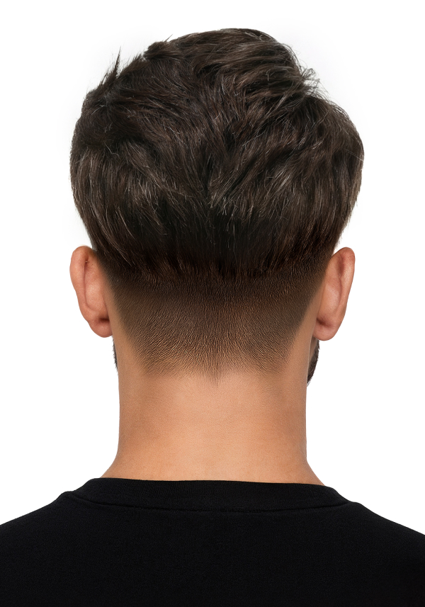 Hairpiece with Short Quiff Hairstyle