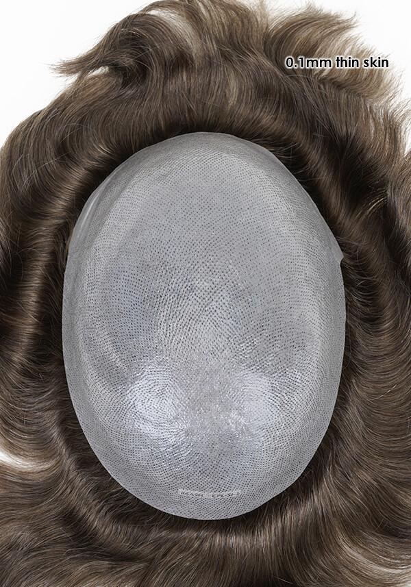 Men’s Thin Skin Hair System with 110% density