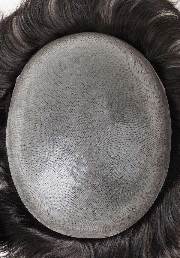 0.06mm Super Thin Skin Hairpiece Medium Density 
