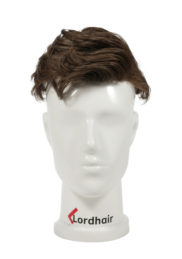 wavy side part hairstyle