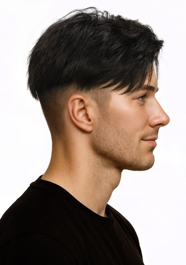 Side-parted Style with Volume