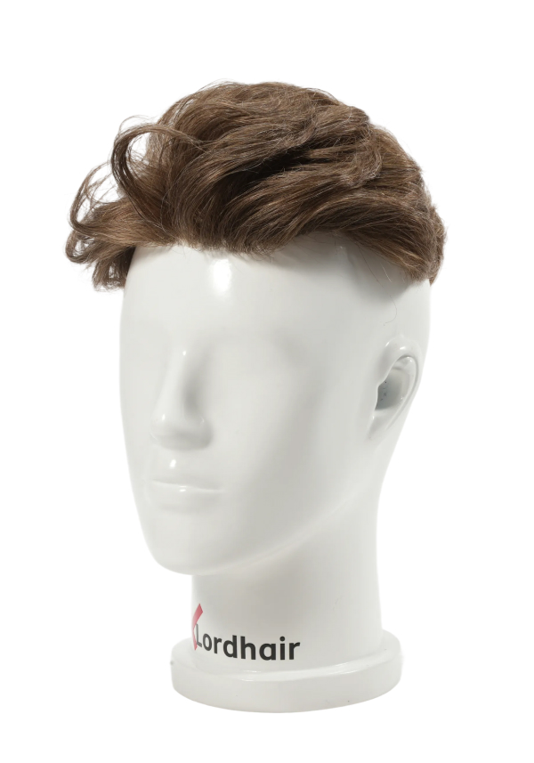 Messy Quiff Hairstyle Men's Toupee