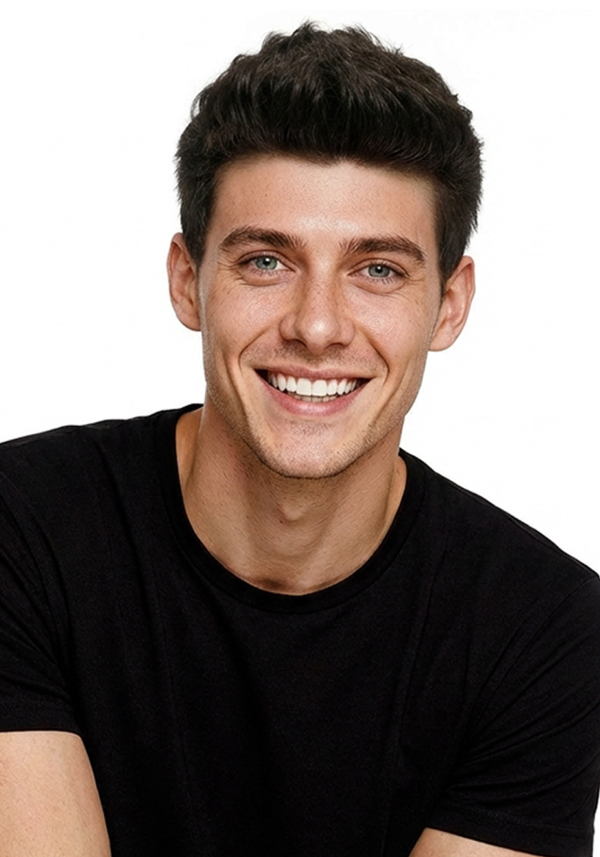 Hairpiece with Modern Undercut 