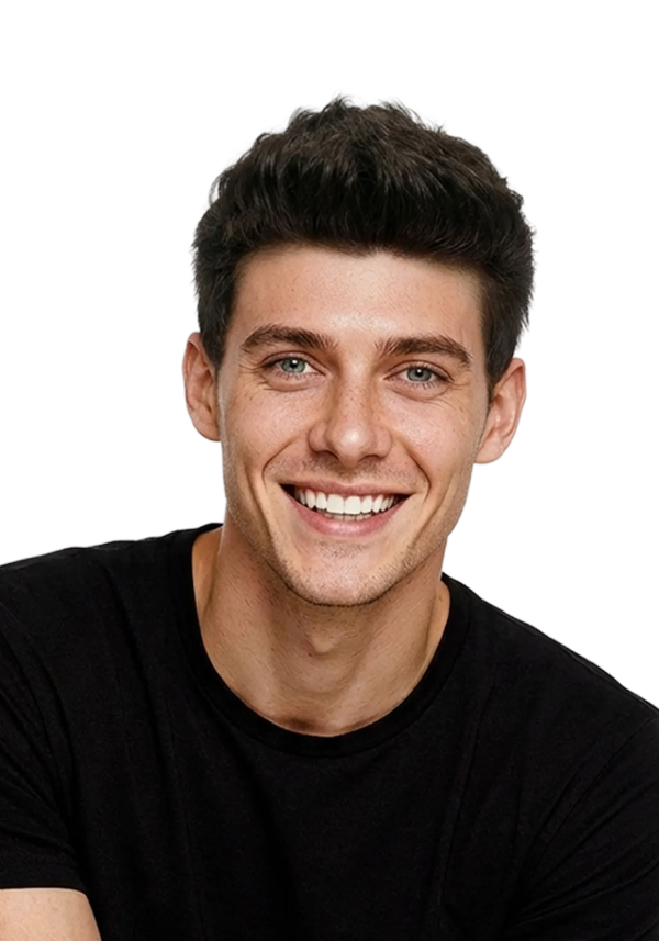 Hairpiece with Modern Undercut 