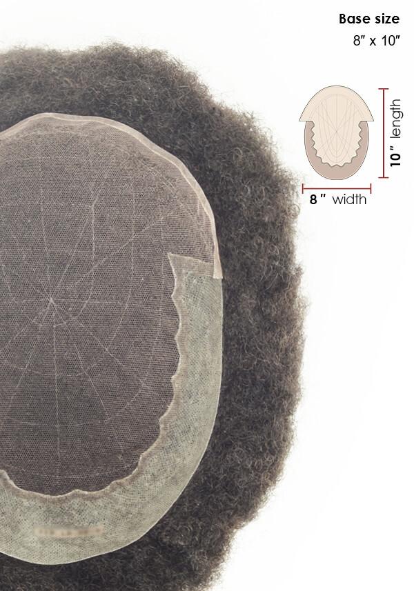 Afro hairpiece for men