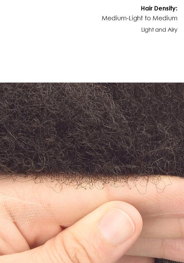 Afro hairpiece for men