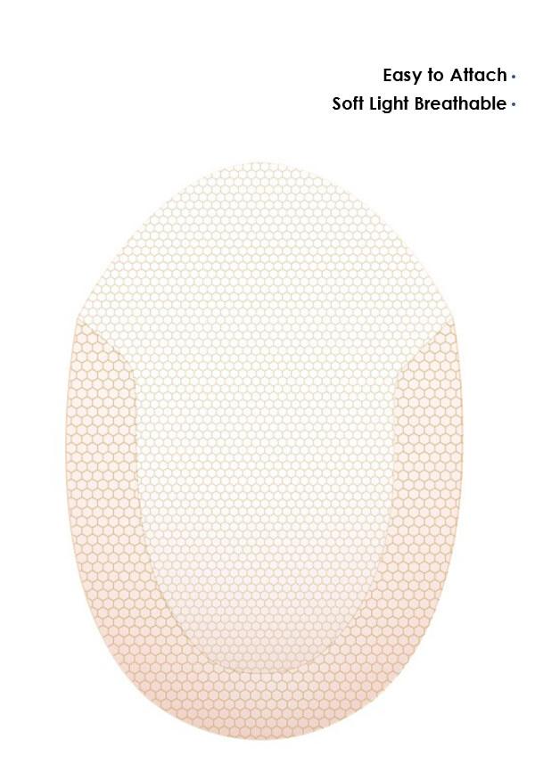 Breathable lace hairpiece for men