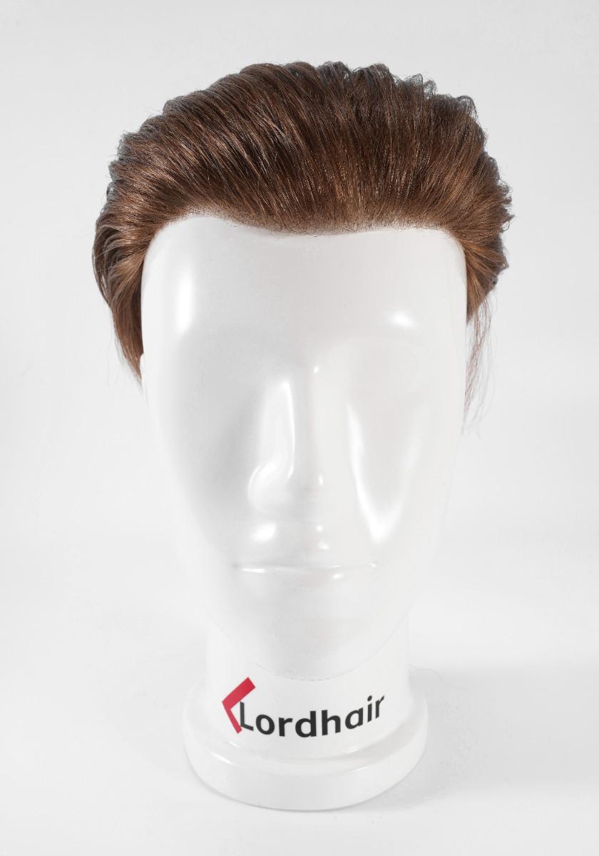 Brush back hairstyle