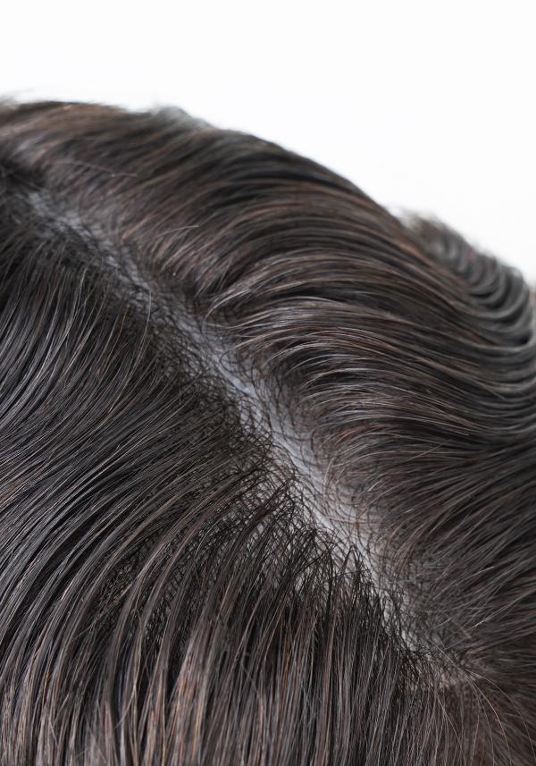 Super Thin Skin Men's Hair Systems with Lace Front V-looped