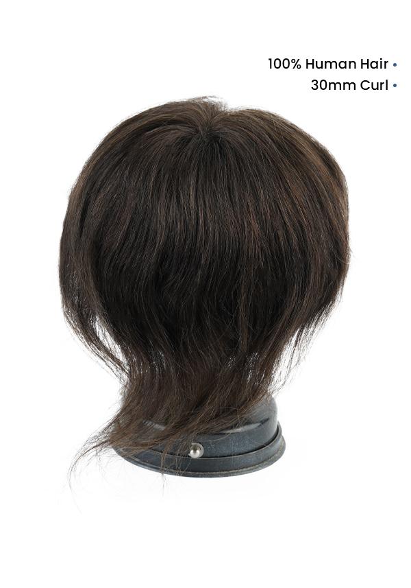 Hair System for Crown Hair Loss Men’s Hairpiece