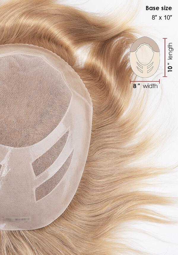 Fine mono hair system for men