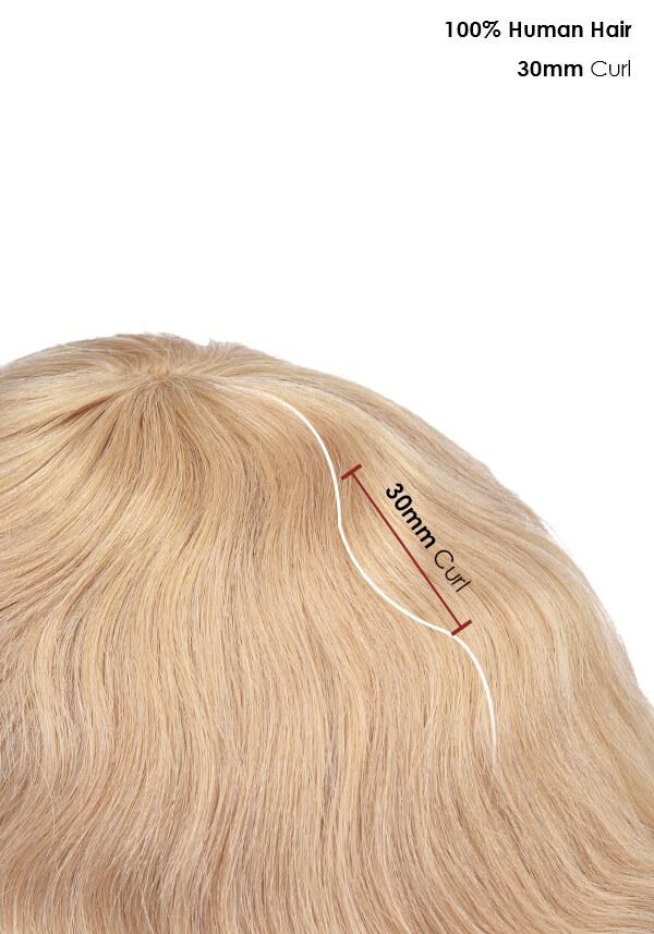Fine mono hair system for men