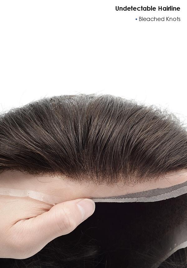  Lace hair system with medium density
