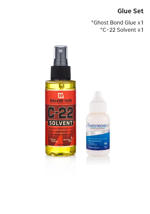 hair system with glue set