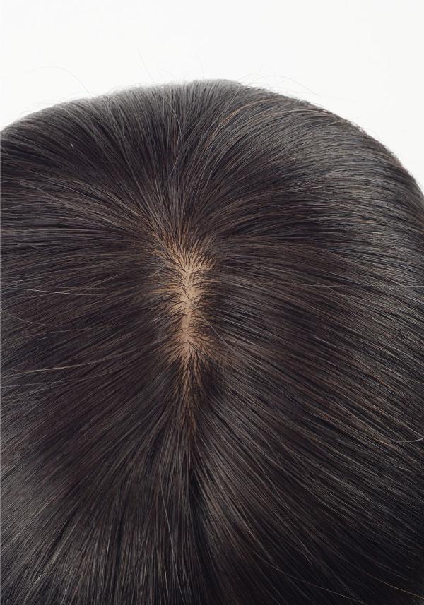 Stock Silk Top Hairpiece for Women