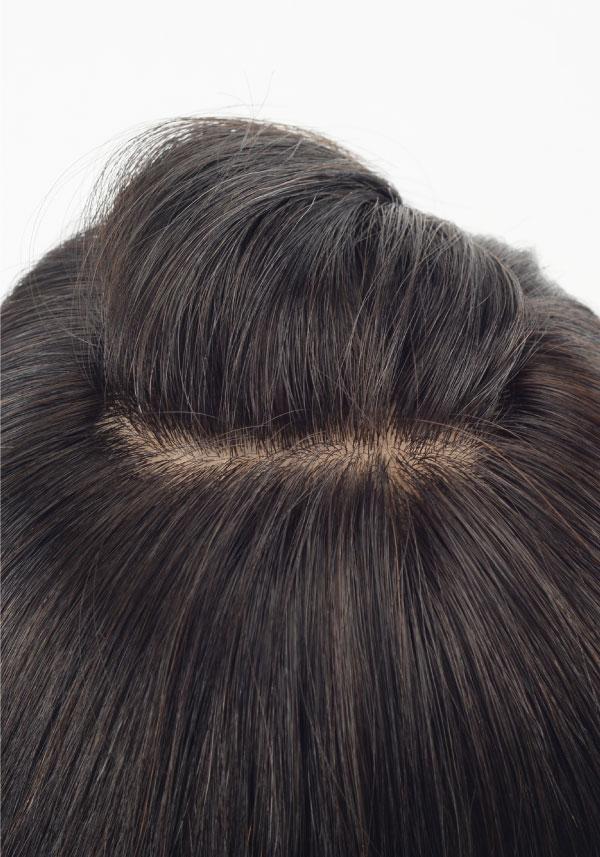 Stock Silk Top Hairpiece for Women