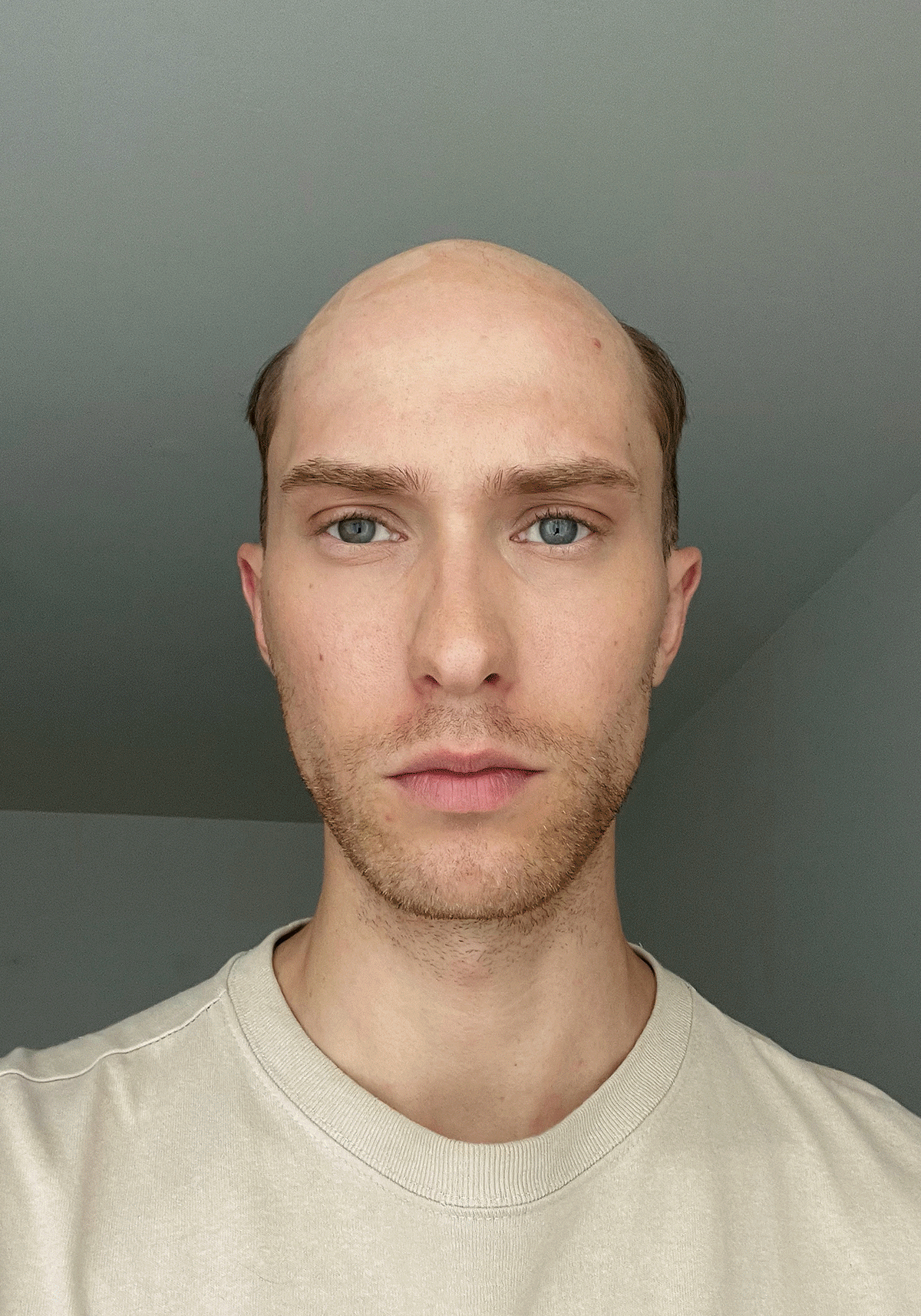 hair system with different hairstyles