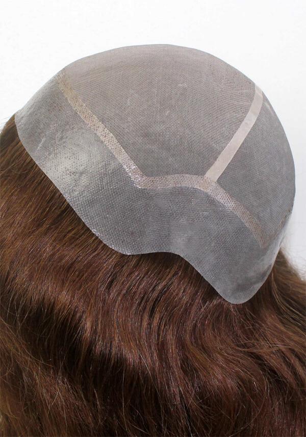 Fine Mono with Thin Skin Human Hair Replacement