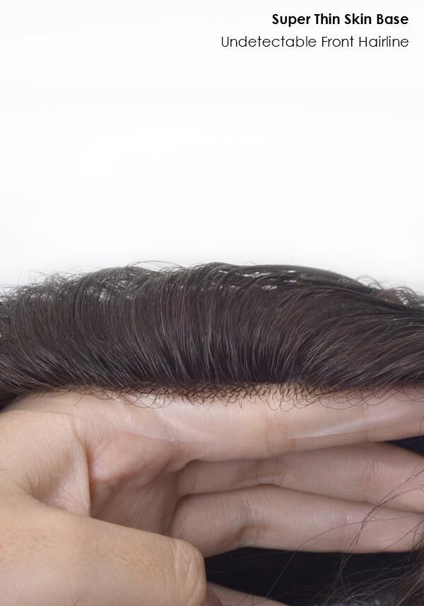 Injected Skin Hairpiece for Men