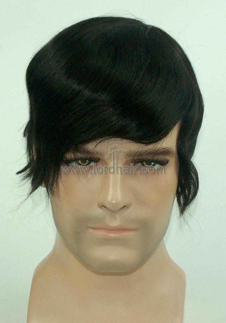 Sleek 100% Indian Human Hair Super Fine Mono with Thin Skin Toupee for Men