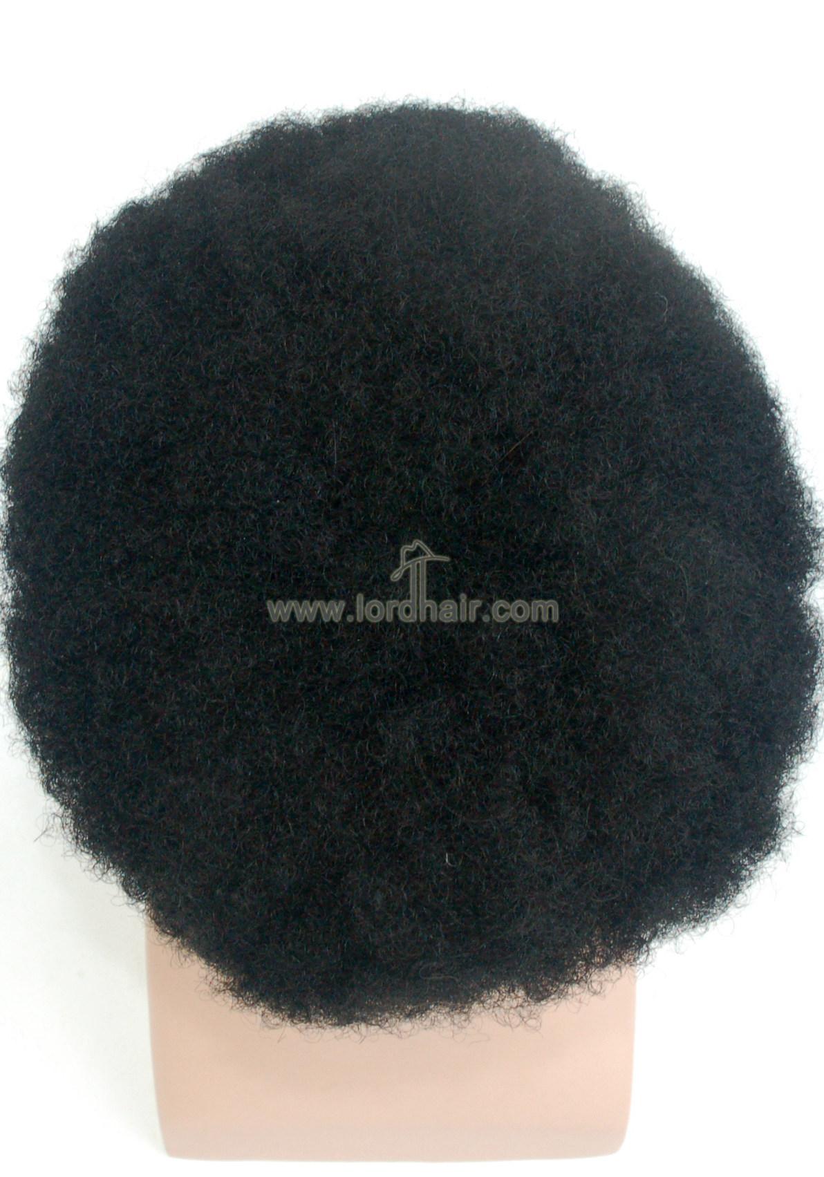 JQ1646: Delicate Full French Lace 100% Human Hair Toupee For Men