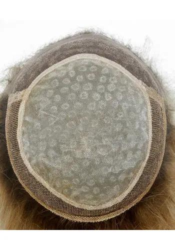 Fine Mono in Center with Lace Front Women's Toupee