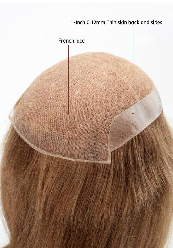 Undetectable hair wig