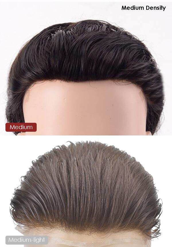  Fine Mono with Thin Skin and Lace Front Stock Hair System