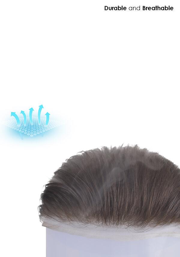 Fine Mono with Thin Skin and Lace Front Stock Hair System